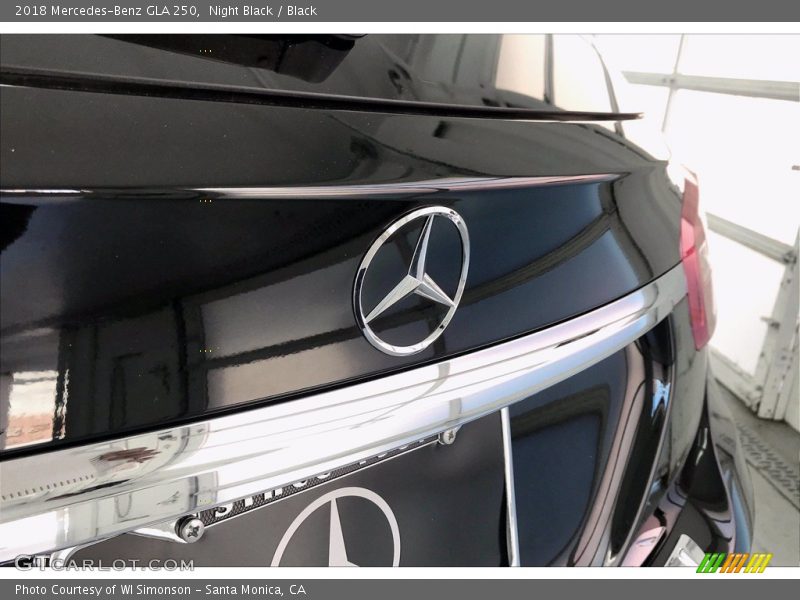 Night Black / Black 2018 Mercedes-Benz GLA 250