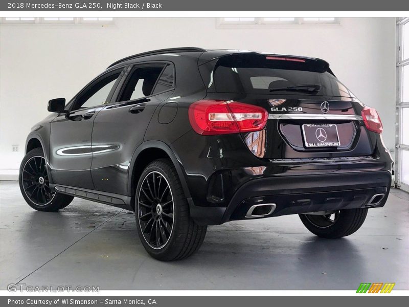 Night Black / Black 2018 Mercedes-Benz GLA 250
