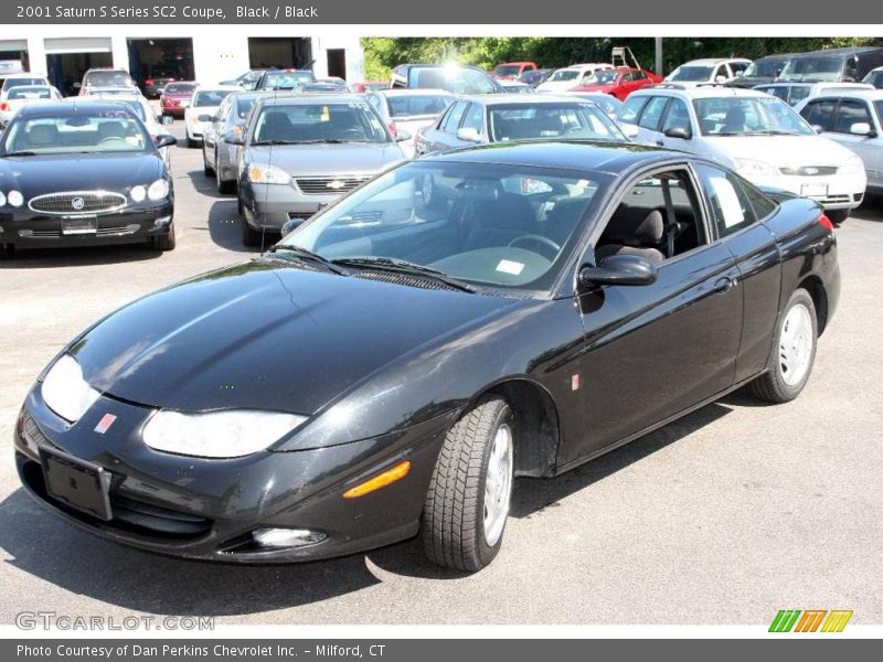 Black / Black 2001 Saturn S Series SC2 Coupe