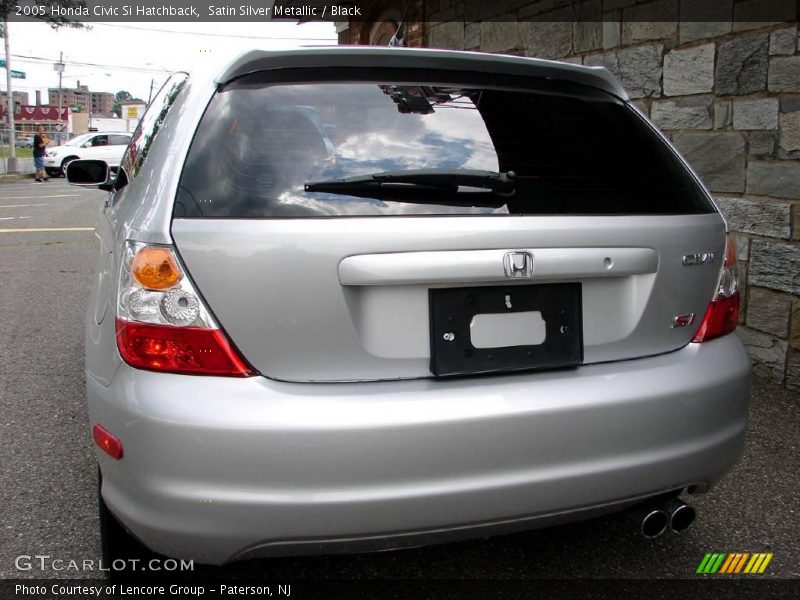 Satin Silver Metallic / Black 2005 Honda Civic Si Hatchback