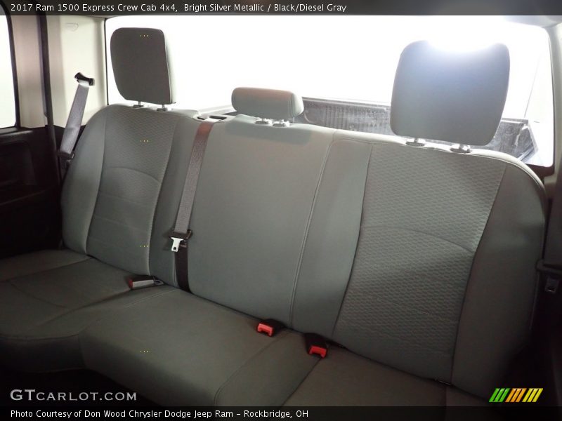 Bright Silver Metallic / Black/Diesel Gray 2017 Ram 1500 Express Crew Cab 4x4