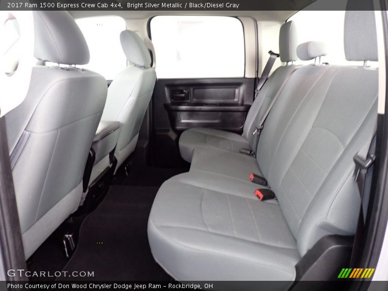 Bright Silver Metallic / Black/Diesel Gray 2017 Ram 1500 Express Crew Cab 4x4
