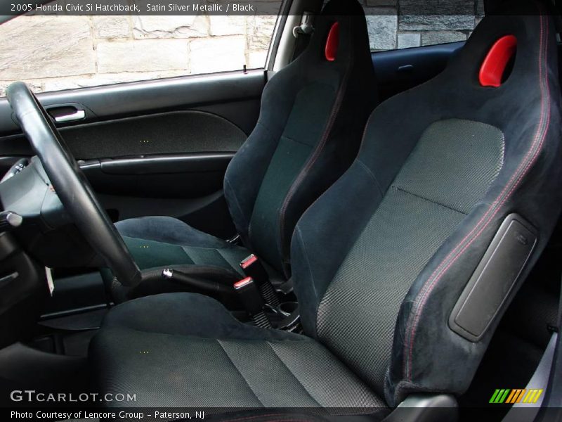 Satin Silver Metallic / Black 2005 Honda Civic Si Hatchback