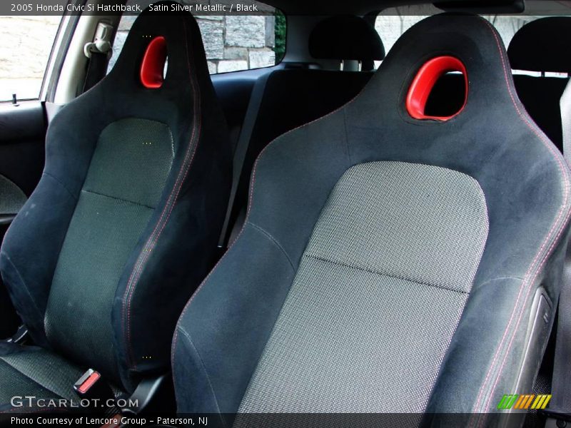 Satin Silver Metallic / Black 2005 Honda Civic Si Hatchback