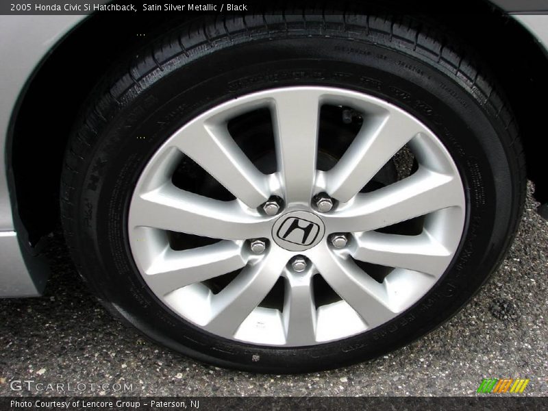 Satin Silver Metallic / Black 2005 Honda Civic Si Hatchback