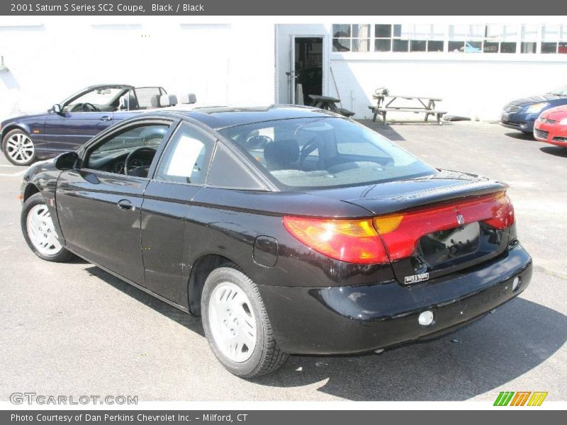 Black / Black 2001 Saturn S Series SC2 Coupe