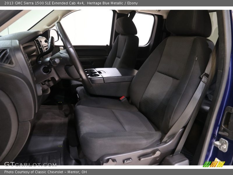 Heritage Blue Metallic / Ebony 2013 GMC Sierra 1500 SLE Extended Cab 4x4