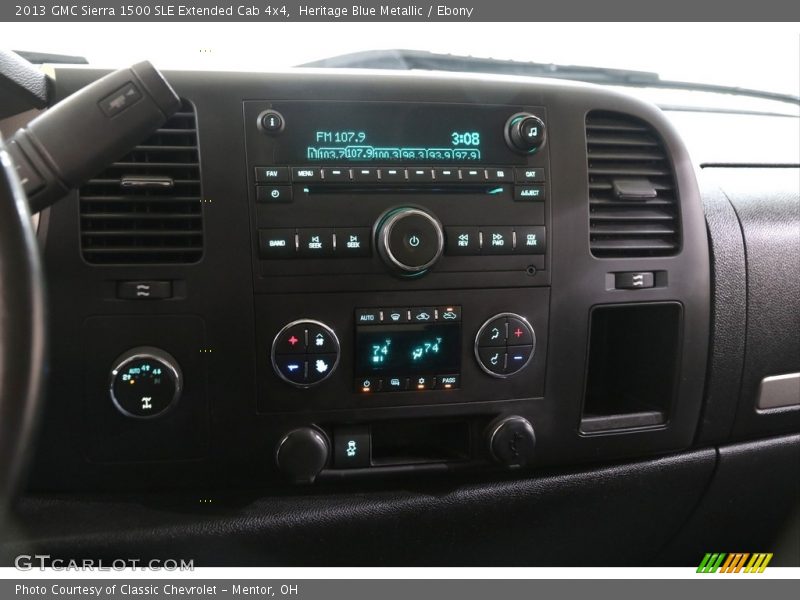 Heritage Blue Metallic / Ebony 2013 GMC Sierra 1500 SLE Extended Cab 4x4