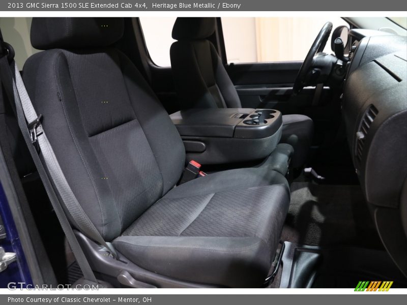 Heritage Blue Metallic / Ebony 2013 GMC Sierra 1500 SLE Extended Cab 4x4