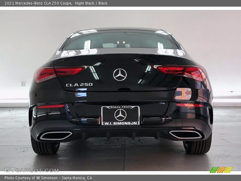 Night Black / Black 2021 Mercedes-Benz CLA 250 Coupe