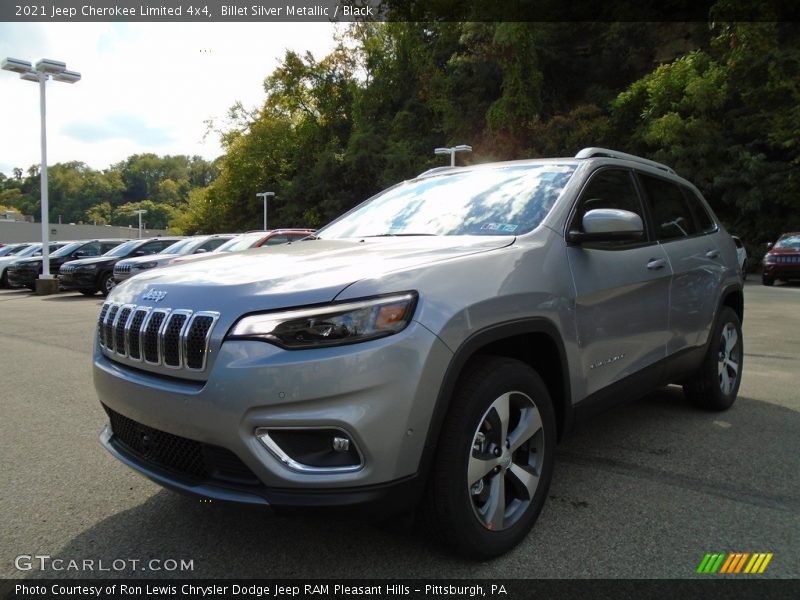 Billet Silver Metallic / Black 2021 Jeep Cherokee Limited 4x4