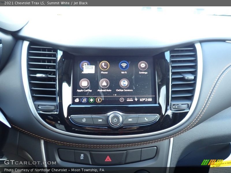 Summit White / Jet Black 2021 Chevrolet Trax LS