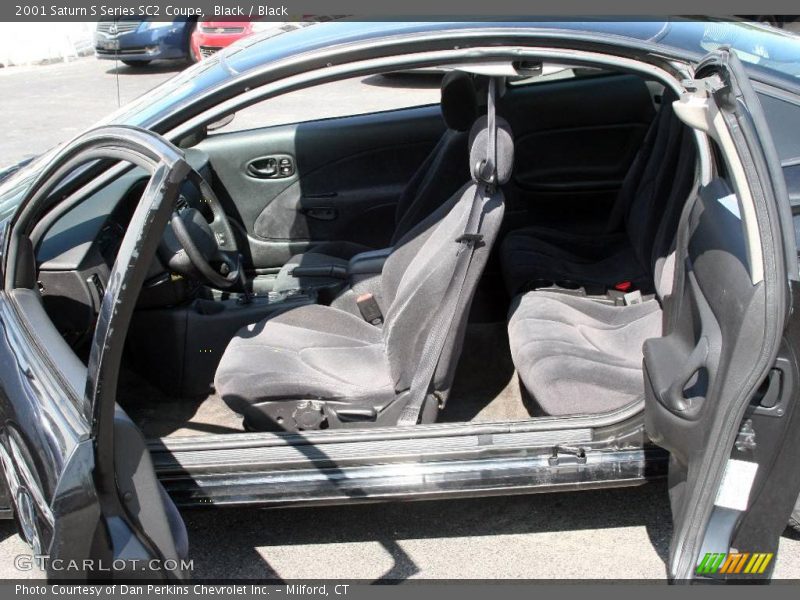 Black / Black 2001 Saturn S Series SC2 Coupe