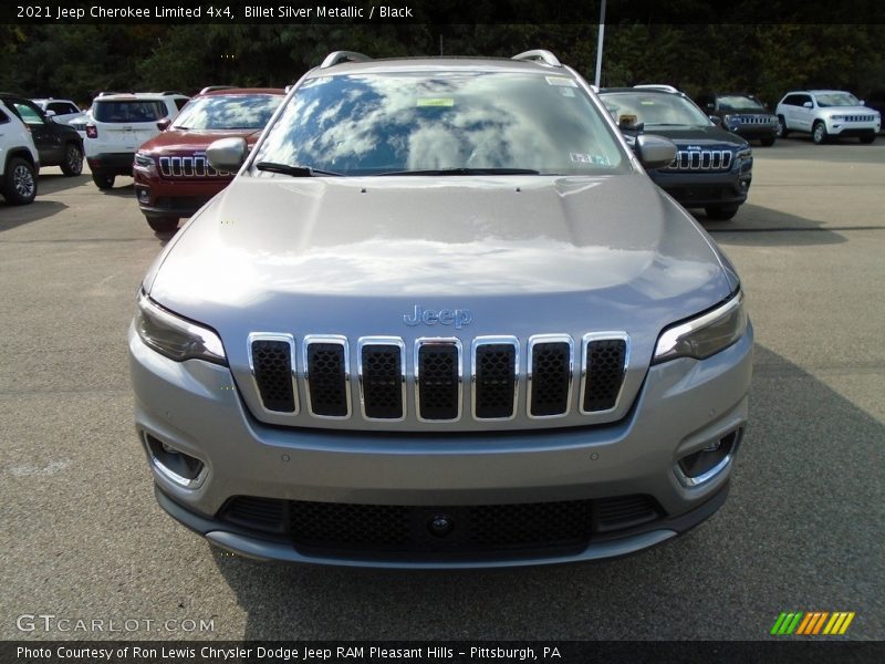 Billet Silver Metallic / Black 2021 Jeep Cherokee Limited 4x4