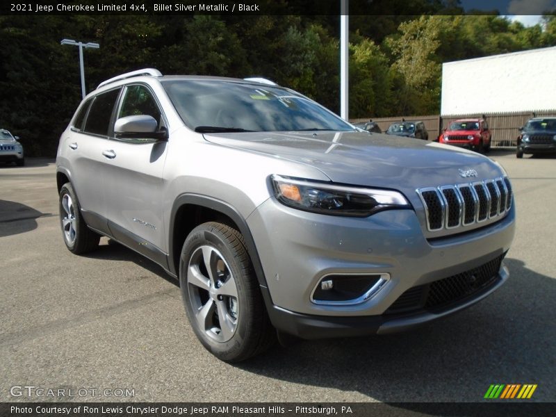 Billet Silver Metallic / Black 2021 Jeep Cherokee Limited 4x4