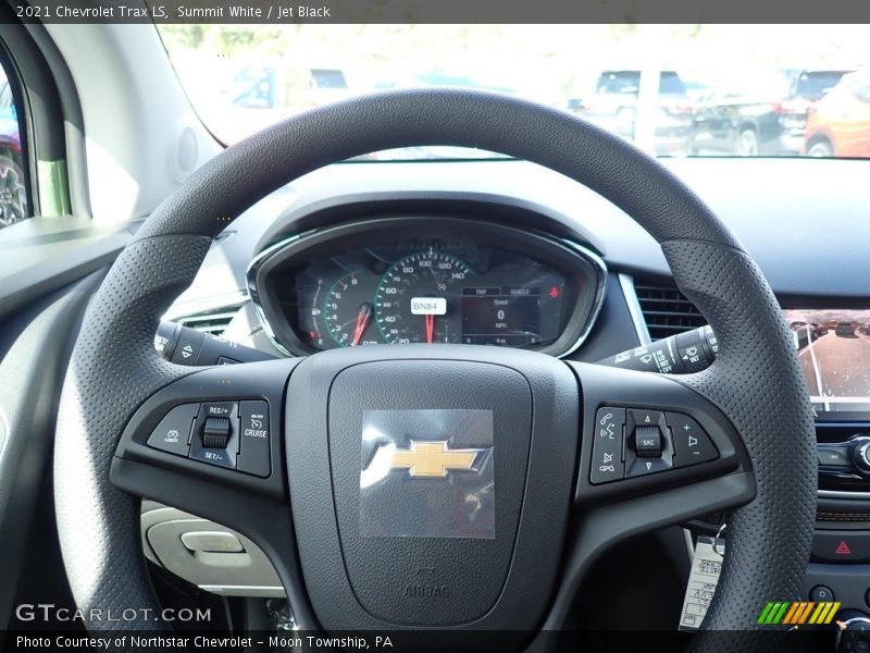 Summit White / Jet Black 2021 Chevrolet Trax LS