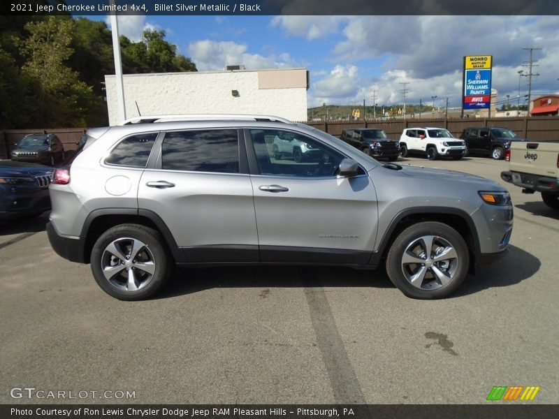 Billet Silver Metallic / Black 2021 Jeep Cherokee Limited 4x4