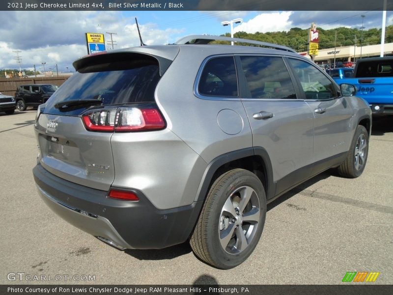 Billet Silver Metallic / Black 2021 Jeep Cherokee Limited 4x4