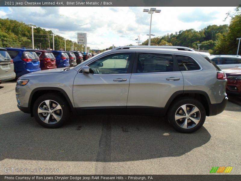 Billet Silver Metallic / Black 2021 Jeep Cherokee Limited 4x4