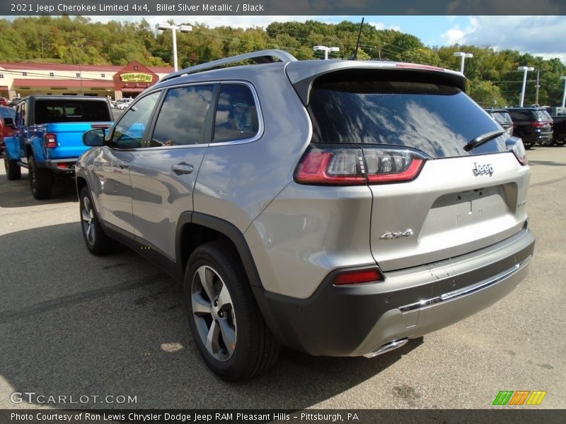 Billet Silver Metallic / Black 2021 Jeep Cherokee Limited 4x4