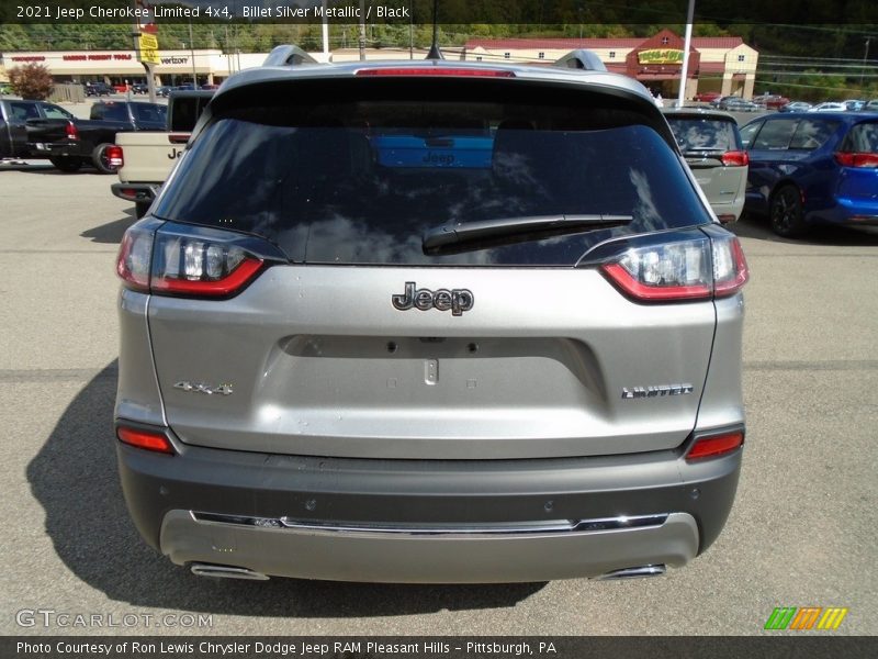 Billet Silver Metallic / Black 2021 Jeep Cherokee Limited 4x4