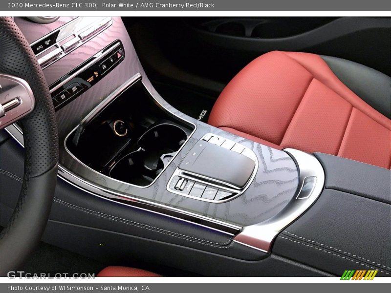 Polar White / AMG Cranberry Red/Black 2020 Mercedes-Benz GLC 300