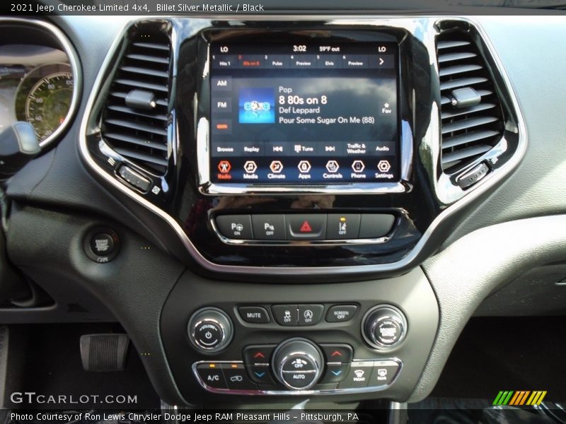 Billet Silver Metallic / Black 2021 Jeep Cherokee Limited 4x4