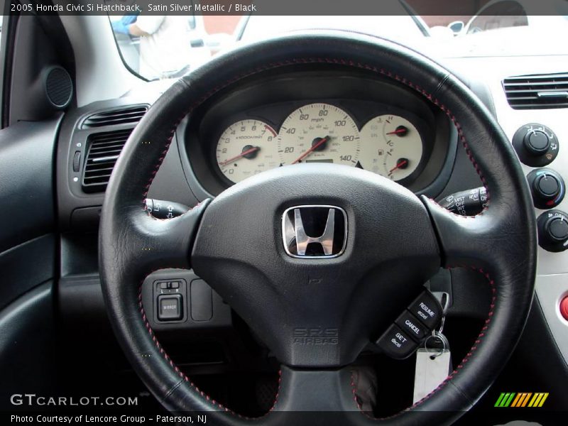 Satin Silver Metallic / Black 2005 Honda Civic Si Hatchback