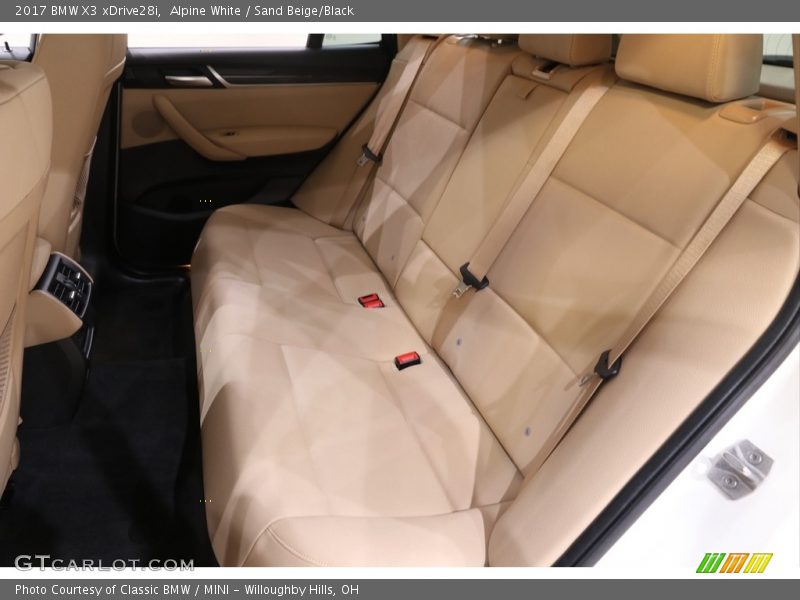 Alpine White / Sand Beige/Black 2017 BMW X3 xDrive28i