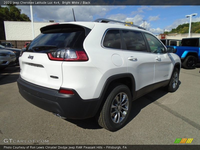 Bright White / Black 2021 Jeep Cherokee Latitude Lux 4x4