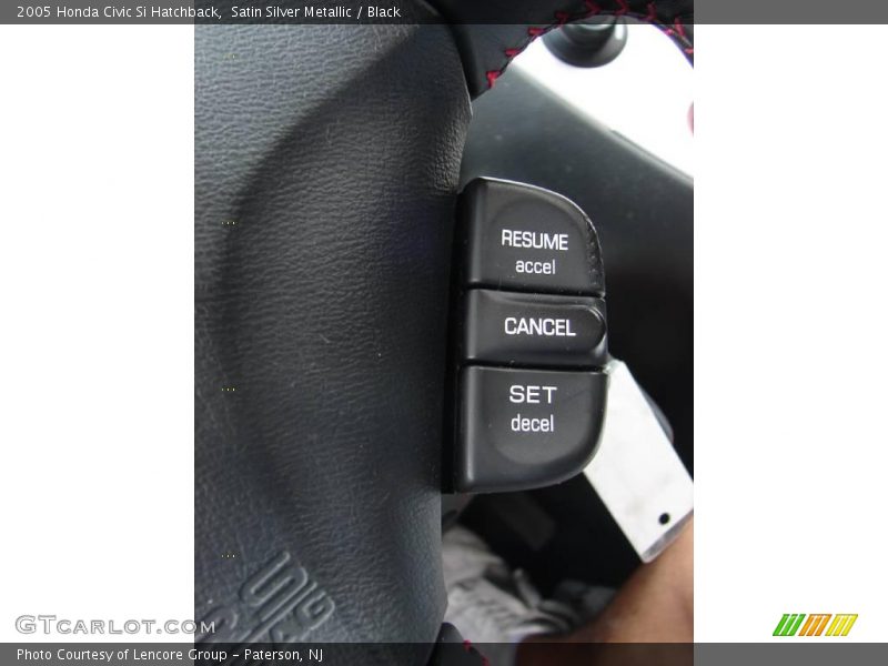 Satin Silver Metallic / Black 2005 Honda Civic Si Hatchback