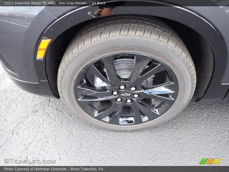 Iron Gray Metallic / Jet Black 2021 Chevrolet Blazer RS AWD