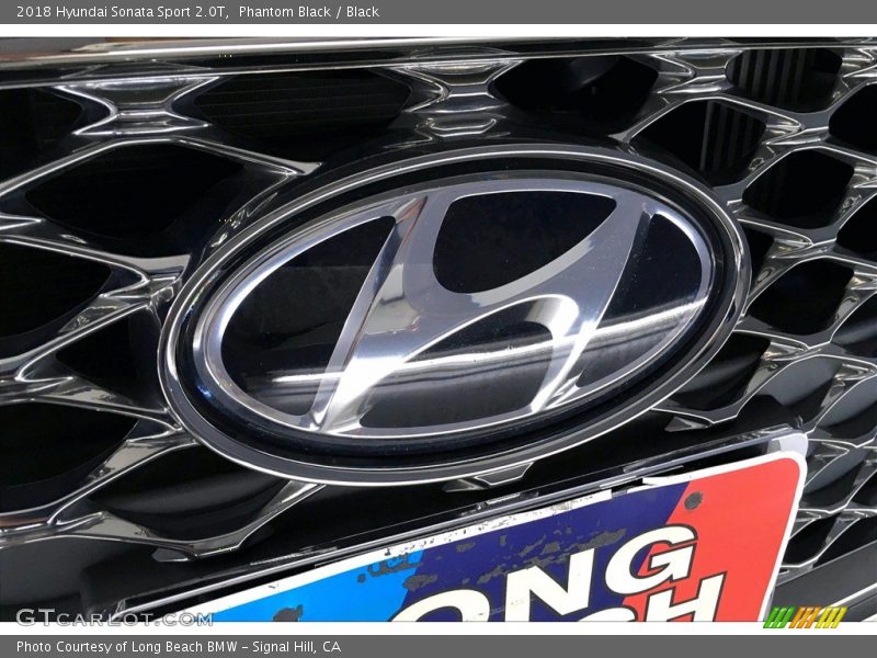 Phantom Black / Black 2018 Hyundai Sonata Sport 2.0T