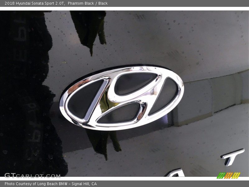 Phantom Black / Black 2018 Hyundai Sonata Sport 2.0T