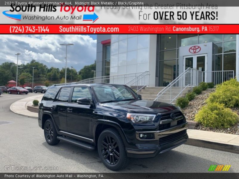 Midnight Black Metallic / Black/Graphite 2021 Toyota 4Runner Nightshade 4x4