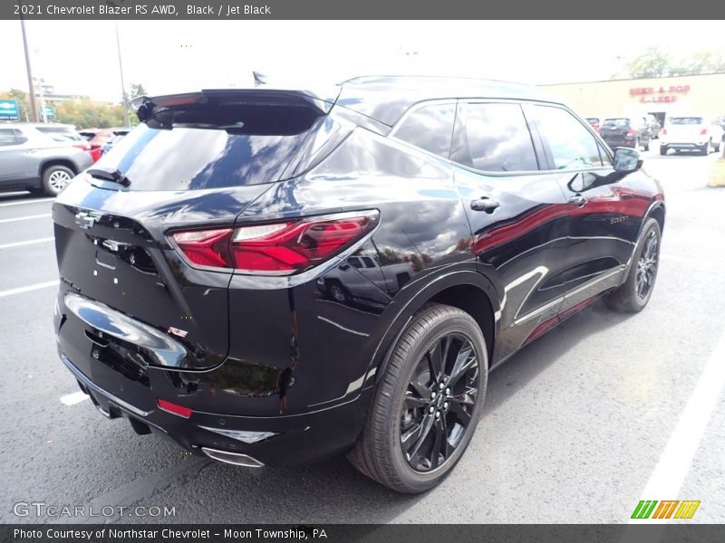 Black / Jet Black 2021 Chevrolet Blazer RS AWD