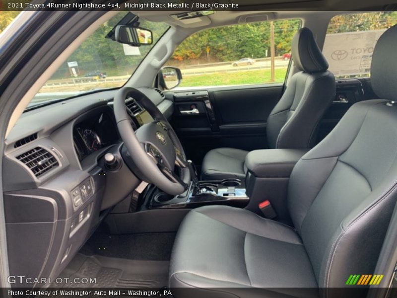 Front Seat of 2021 4Runner Nightshade 4x4