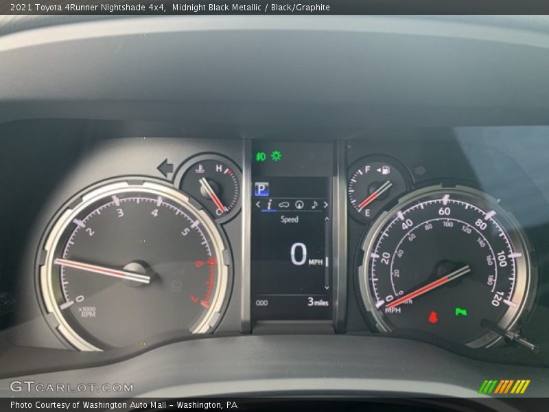  2021 4Runner Nightshade 4x4 Nightshade 4x4 Gauges