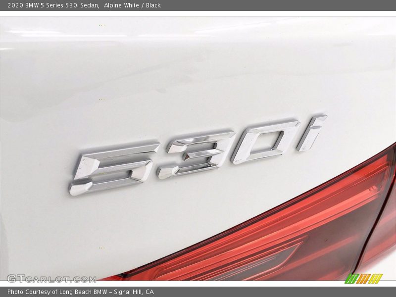 Alpine White / Black 2020 BMW 5 Series 530i Sedan