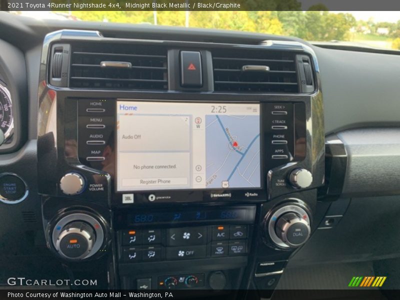 Controls of 2021 4Runner Nightshade 4x4