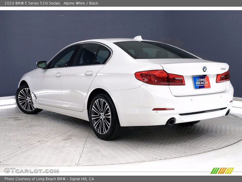 Alpine White / Black 2020 BMW 5 Series 530i Sedan
