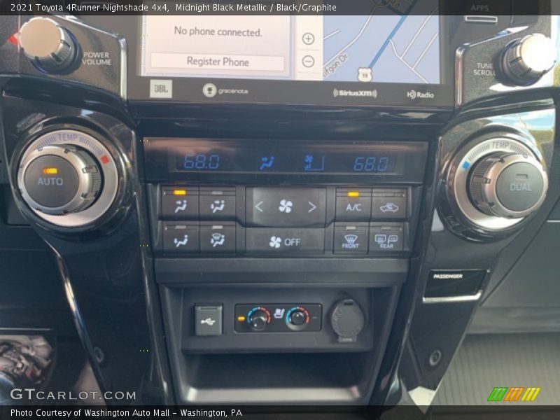 Controls of 2021 4Runner Nightshade 4x4