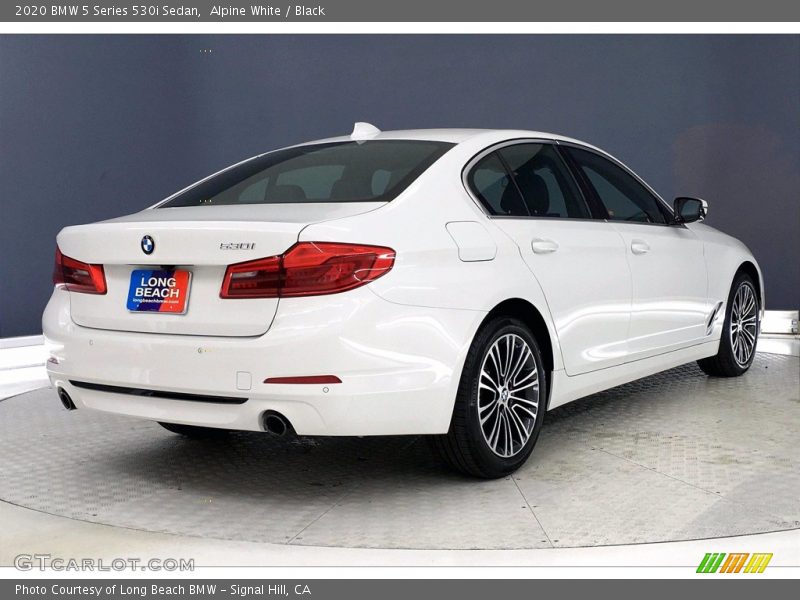 Alpine White / Black 2020 BMW 5 Series 530i Sedan