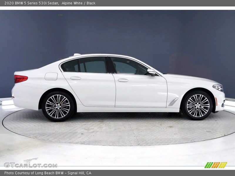 Alpine White / Black 2020 BMW 5 Series 530i Sedan