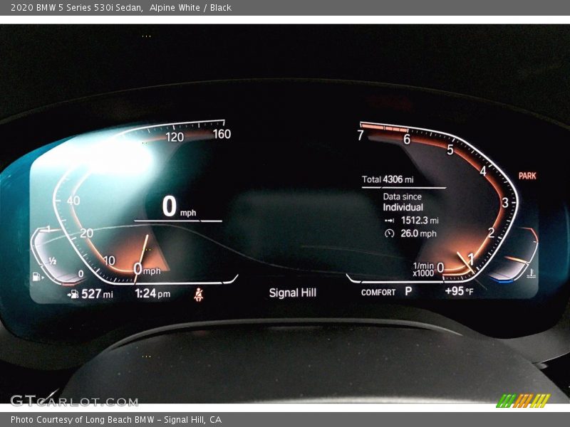 Alpine White / Black 2020 BMW 5 Series 530i Sedan