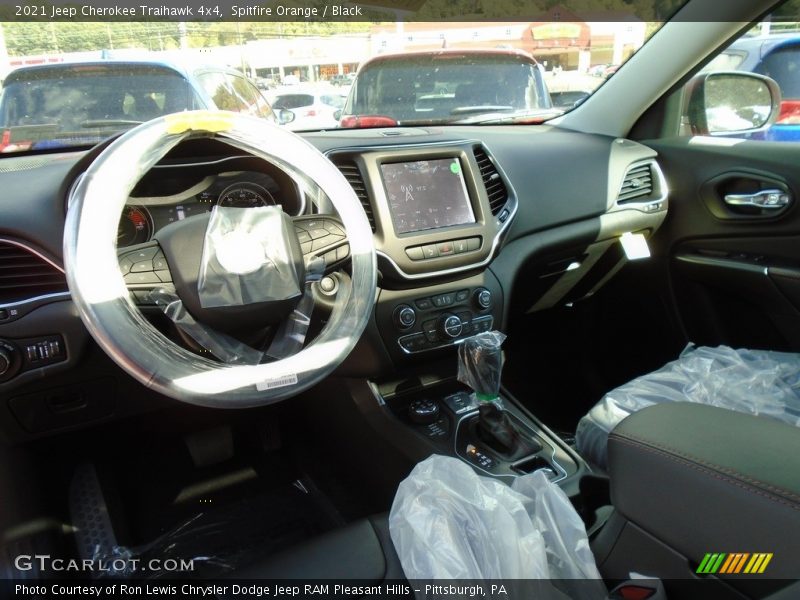 Dashboard of 2021 Cherokee Traihawk 4x4