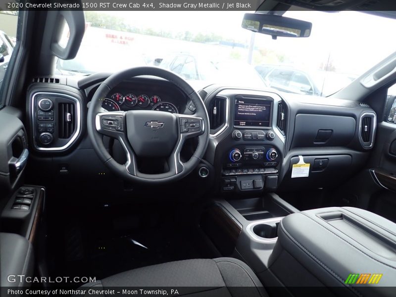 Shadow Gray Metallic / Jet Black 2020 Chevrolet Silverado 1500 RST Crew Cab 4x4