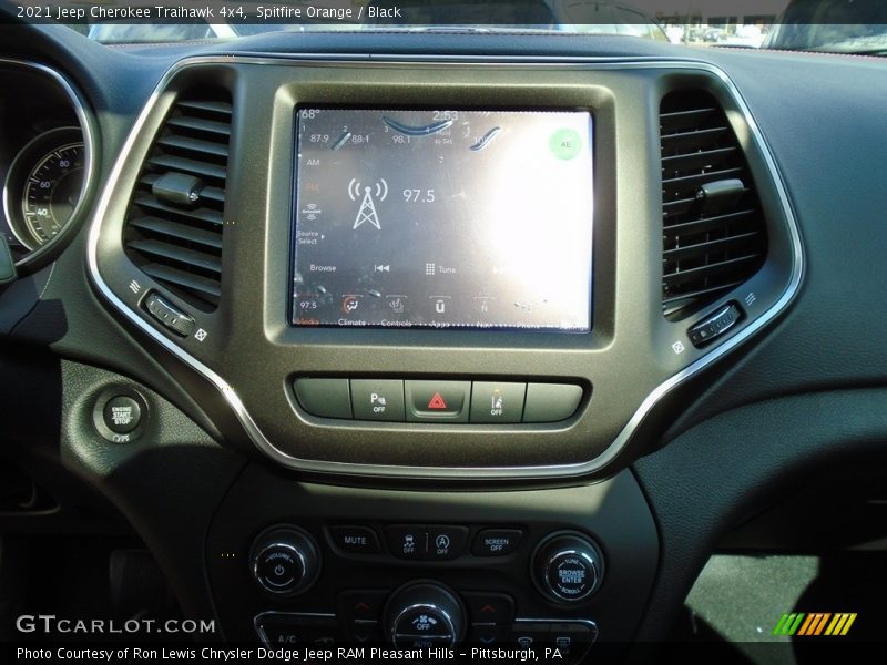 Spitfire Orange / Black 2021 Jeep Cherokee Traihawk 4x4