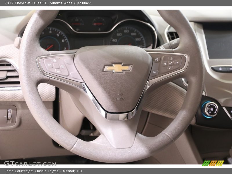 Summit White / Jet Black 2017 Chevrolet Cruze LT