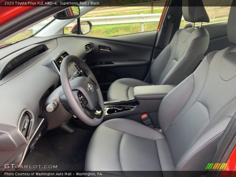 Supersonic Red / Black 2020 Toyota Prius XLE AWD-e